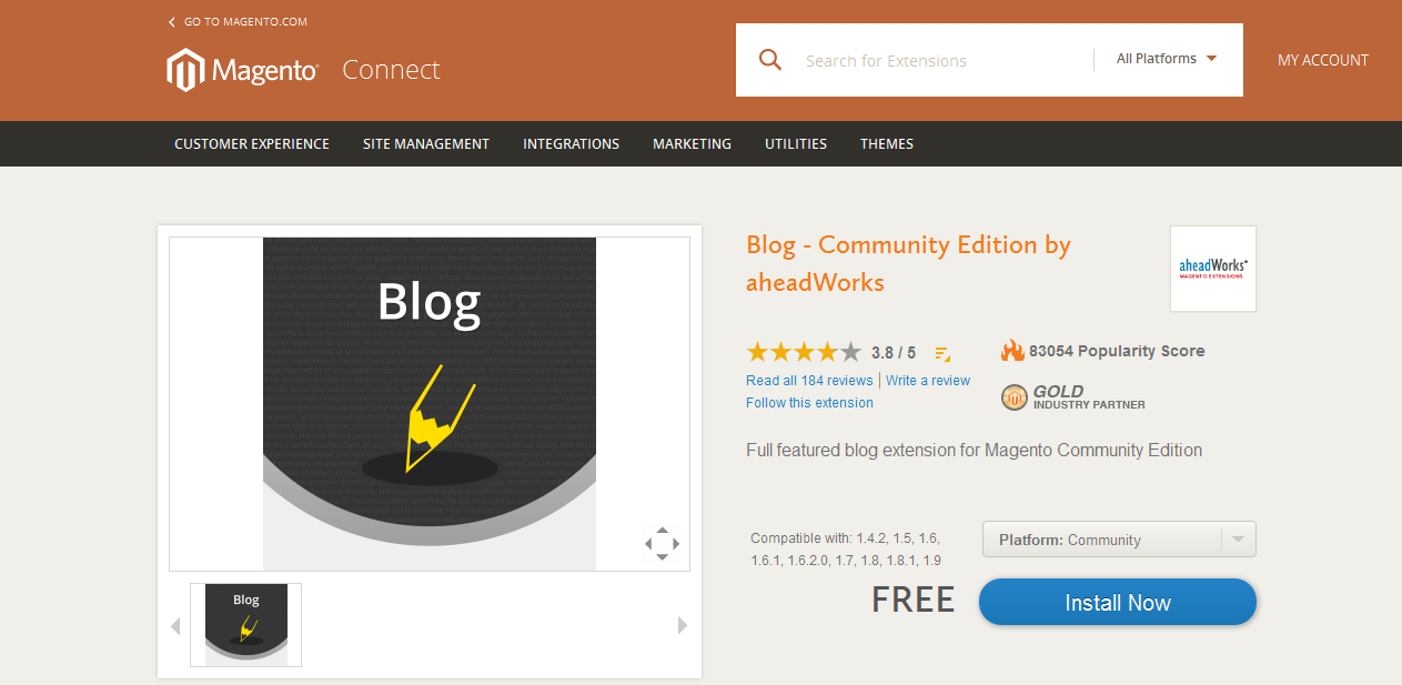 Blog - Community Edition by aheadWorks