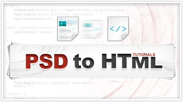 PSD to HTML Conversion Tutorial